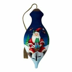 Precious Moments Santa Biking Christmas Ornament