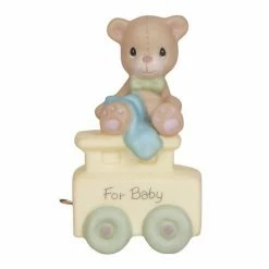 Precious Moments Birthday Train "For Baby" Bear Figurine