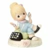 Precious Moments Growing In Grace Age 14 Girl Figurine Blonde