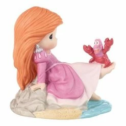 Disney The Little Mermaid Ariel & Sebastian Figurine Table Decor By Precious Moments