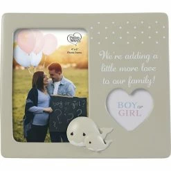 Precious Moments Whale Gender Reveal 4" X 6" Frame