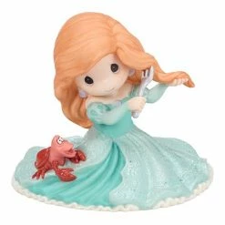 Precious Moments Disney Ariel With Sebastian Figurine