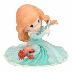 Precious Moments Disney Ariel With Sebastian Figurine -Precious Moments shop unnamed file 315