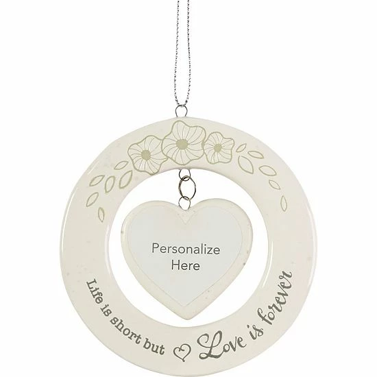 Precious Moments "Life Is Short But Love Is Forever" Memorial Ornament 1 Precious Moments "Life Is Short But Love Is Forever" Memorial Ornament
