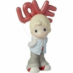 Precious Moments I Can’t Hide My Love For You Boy Figurine Table Decor