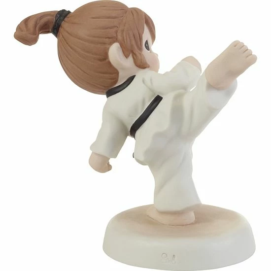 Precious Moments Kick Like A Girl Martial Arts Figurine Table Decor 3 Precious Moments Kick Like A Girl Martial Arts Figurine Table Decor - Image 3