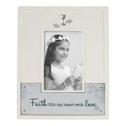 Precious Moments 4" X 6" Faith Fills My Heart Frame Table Decor