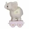 Precious Moments Birthday Train Elephant Age 4 Figurine
