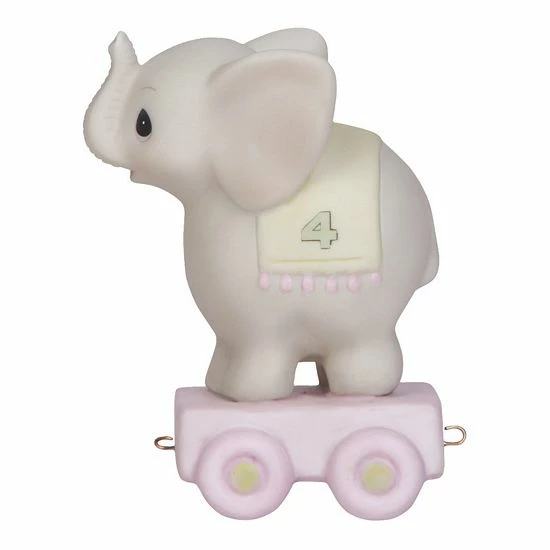 Precious Moments Birthday Train Elephant Age 4 Figurine 1 Precious Moments Birthday Train Elephant Age 4 Figurine