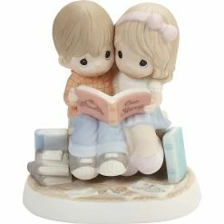 Precious Moments I Love The Story Of Us Figurine Table Decor