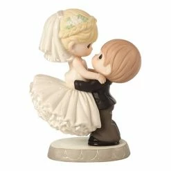 Precious Moments Groom Lifting Bride Figurine