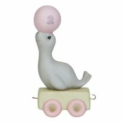Precious Moments Birthday Train Seal Age 2 Figurine