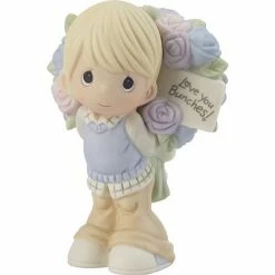 Precious Moments Love You Bunches Boy Figurine Table Decor