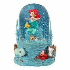 Disney The Little Mermaid Ariel Musical Snow Globe By Precious Moments