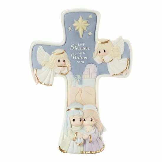 Precious Moments Angel Cross Christmas Wall Decor 1 Precious Moments Angel Cross Christmas Wall Decor