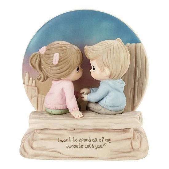 Precious Moments Couple At Sunset Figurine Table Decor 1 Precious Moments Couple At Sunset Figurine Table Decor
