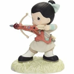 Disney Mulan Bow And Arrow Figurine Table Decor By Precious Moments
