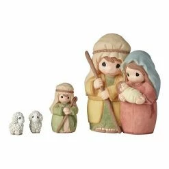 Precious Moments Christmas Shepherds Nesting Figurine 4-Piece Set