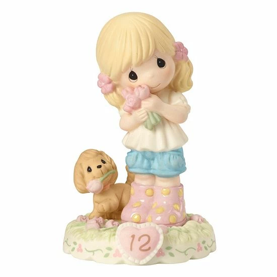 Precious Moments Growing In Grace Age 12 Girl Figurine Blonde 2 Precious Moments Growing In Grace Age 12 Girl Figurine Blonde - Image 2