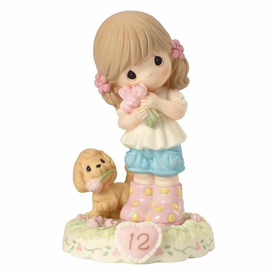 Precious Moments Growing In Grace Age 12 Girl Figurine Blonde 3 Precious Moments Growing In Grace Age 12 Girl Figurine Blonde - Image 3
