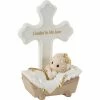 Precious Moments Cradled In His Love Girl Cross Figurine Table Decor
