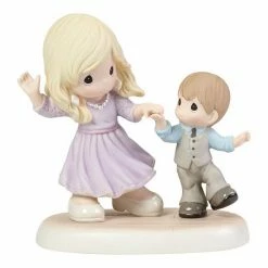 Precious Moments Mother And Son Dancing Figurine Table Decor