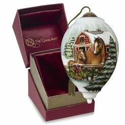 Precious Moments Festive Horses Christmas Ornament
