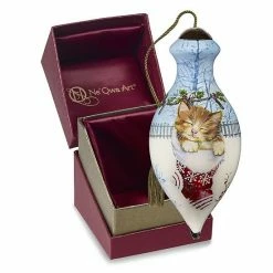 Precious Moments Kitten Christmas Ornament