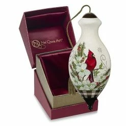 Precious Moments Woodland Cardinal Christmas Ornament