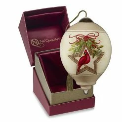 Precious Moments Star & Cardinal Christmas Ornament