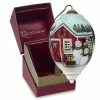 Precious Moments Snowman Glass Christmas Ornament