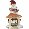 Precious Moments Gnome Christmas Countdown Calendar Table Decor