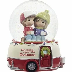 Precious Moments Camper Snow Globe Christmas Table Decor