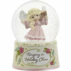 Precious Moments Angel Holiday Cheer Snow Globe Table Decor