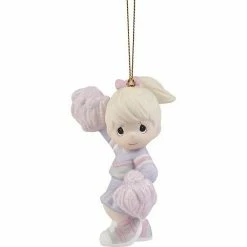 Precious Moments Cheerleader Christmas Ornament