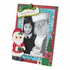 Precious Moments Santa Visit 4" X 6" Christmas Frame Table Decor -Precious Moments shop unnamed file 69
