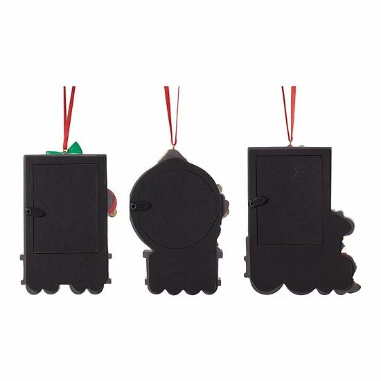 Precious Moments Christmas Train Picture Frame Ornaments 3-piece Set 2 Precious Moments Christmas Train Picture Frame Ornaments 3-piece Set - Image 2